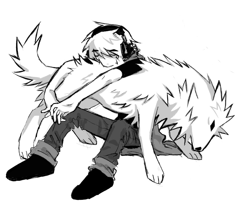 The Dogs that follow Prophet protect and guide him forward. He sees them as equals to him.